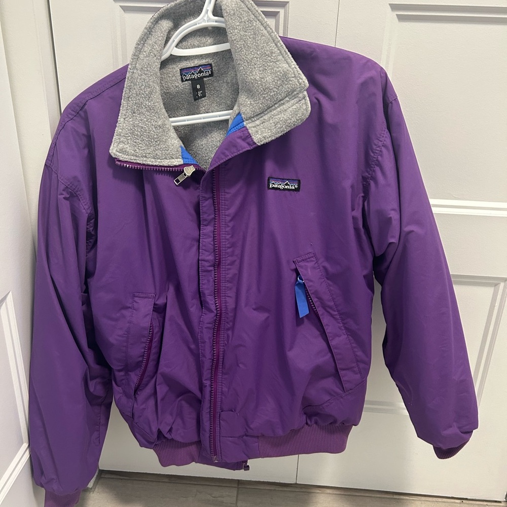 Patagonia Purple Fleece-Lined Jacket